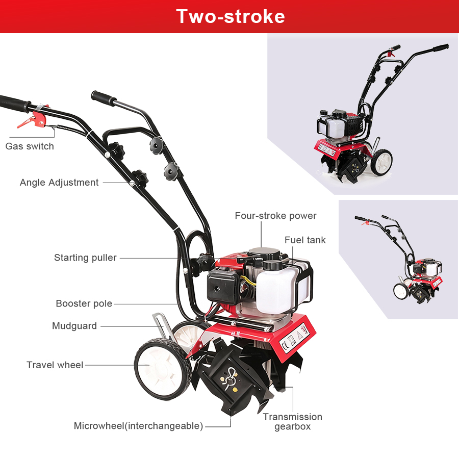 Mikro kultywator spalinowy Tun – Farming Agriculture Tools recenzja i cena